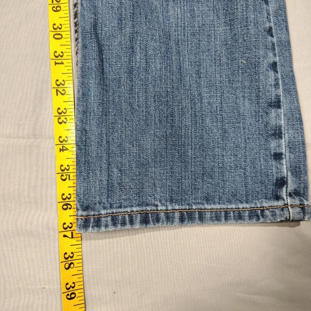 Cinch Jeans Mens 29x38 Silver Label Performance Stonewash Slim Fit Distressed